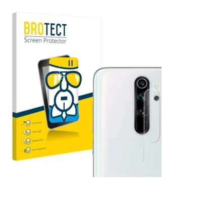 Abbildung von BROTECT Schutzglas für Xiaomi Redmi Note 8 Pro (NUR Kameraschutz) Schutzfolie Panzer Folie Glas [Extrem Kratzfest 9H, Anti Fingerprint,