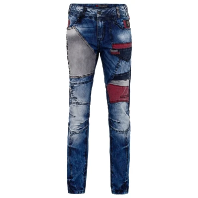 Abbildung von Cipo &amp; Baxx Jeans Slim Fit, Herren, Größe: 38x34, Blau