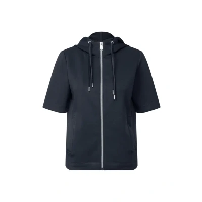 Abbildung von Cecil Kurzarm Sweatjacke, Damen, Größe: Medium, Blau