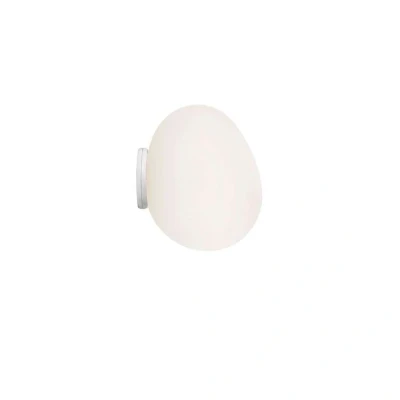 Abbildung von Foscarini Gregg piccola Wandleuchte weiß IP40