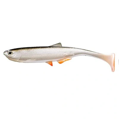 Abbildung von LMAB Bleak Shad 6 cm, 9 12 15 18 cm KÖFI Gummifisch Angelköder Gummiköder für: Zander, Barsch, Hecht &amp; Forelle Zanderköder Hechtköder Kunstköder (9 Real Roach)