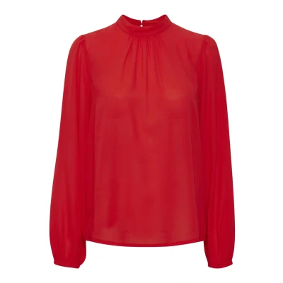 Abbildung von ICHI Cellani Bluse, Damen, Größe: 40, Poppy red