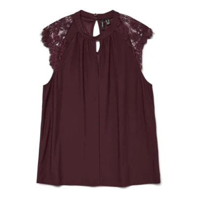 Abbildung von VERO MODA Vmmilla Sl Lace Tee Ga Noos