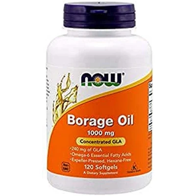 Abbildung von NOW NF Borage Oil 1000mg, 120 Kapseln