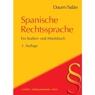 Abbildung von Spanische Rechtssprache: Ein Studien und Arbeitsbuch (Rechtssprache des Auslands)