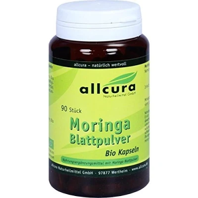 Abbildung von Moringa Blattpulver Bio Kapseln