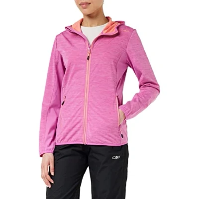 Abbildung von CMP Damen Softshelljacke mit Fester Kapuze, Holz, D36
