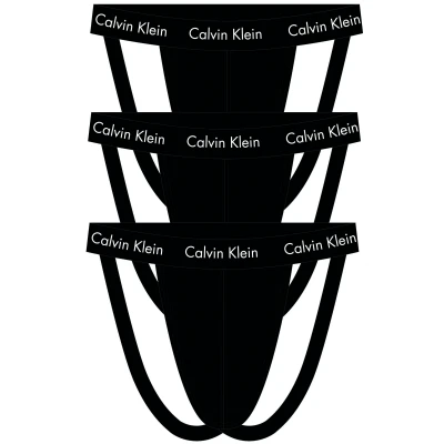 Abbildung von Calvin Klein Underwear JOCK Strap 3 PACK Slip, Herren, Größe: Medium, Black