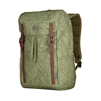 Abbildung von WENGER Cohort Laptop Rucksack mit Organizer, Notebook bis 16 Zoll, Tablet 10 22 l, Damen Herren, Business Uni Schule Reisen, Olive, 606476