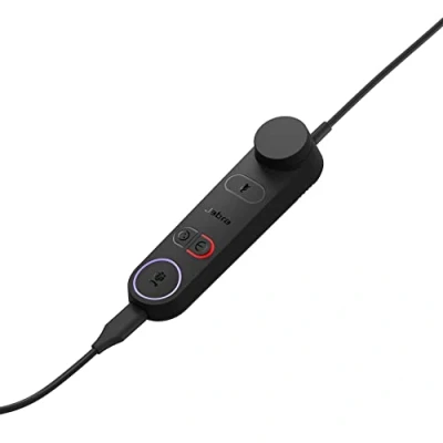 Abbildung von Jabra Engage 50 II Link Anrufsteuerung mit USB A Kabel Mono und Stereo Headset C Anschluss MS Teams Zertifiziert, Allen Plattformen kompatibel Schwarz