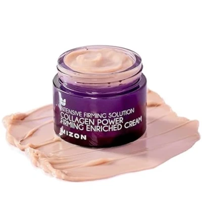 Abbildung von [MIZON] COLLAGEN POWER FIRMING ENRICHED CREAM(50ml) Koreanische Hautpflege Tiefenfeuchtigkeitsspendende Marine Kollagen Creme für Glatte, Jugendliche Haut