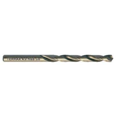 Abbildung von TERRAX by RUKO Spiralbohrer HSS CO5 4 mm in 10 er Kunstoffpack