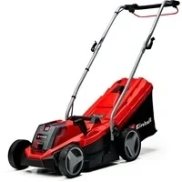 Abbildung von Einhell Akkurasenmäher GE cm 18/33 Li, 33 Schnittbreite, (Komplett Set, Inklusive 18V 4AH Akku und System Schnelladegerät Power X Change), Inkl. &amp; Ladegerät,Füllstandsanzeige