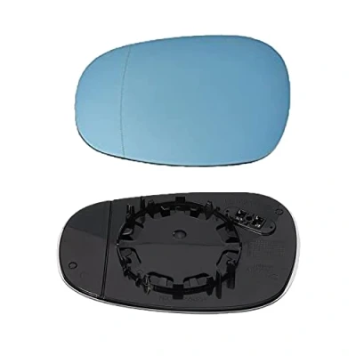 Abbildung von Ricoy Für E81 E88 E90 E91 E92 116i 2009 2012 OEM Türspiegelglas Beheizt (Blaues Glas) (Links)