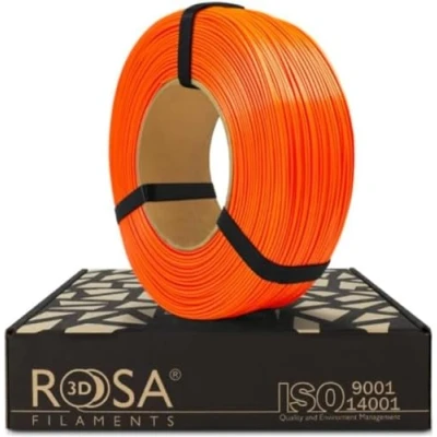 Abbildung von ROSA 3D PET G Standard High Speed Filament 1.75 mm für Drucker Druckmaterialien Leicht Glänzend PETG Printing Materials Saftige Orange Refill 1 kg