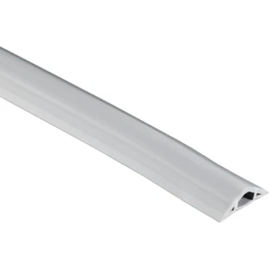 Abbildung von Hama Kabelkanal Flexibler Kabelkanal, 180 x 3 1 cm, PVC, Grau, selbstklebend, halbrund, plastikfrei, universell kürzbar