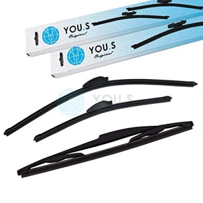 Abbildung von YOU.S SCHEIBENWISCHER SET VORNE + HINTEN 650 450 325 mm (3 Stück) 3397118912 3397011430