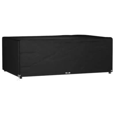 Abbildung von vidaXL Gartenmöbel Abdeckung, Abdeckplane Wasserdicht UV beständig, Rechteckig Schutzhülle mit 12 Ösen, Garnitur Schutzhaube für Rattanmöbel, 213x132x75cm
