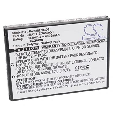 Abbildung von vhbw Akku kompatibel mit Honeywell Scanpal EDA40, EDA50, EDA50K, EDA50hc Barcodescanner POS (4000mAh, 3,8V, Li Polymer)