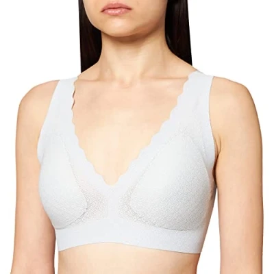 Abbildung von sloggi Damen Zero Feel Lace Bralette BH, Platino, L
