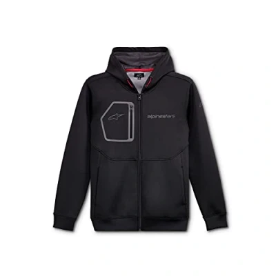 Abbildung von Alpinestars, Convex Tech Fleece, Hoodie Und Reißverschluss Sweatshirt, Schwarz, L, Mann