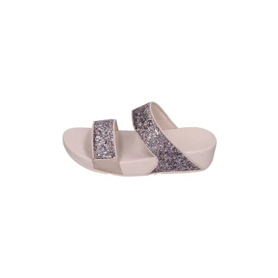 Abbildung von Fitflop LULU Multitonal Glitter Badesandale, Damen, Größe: 40, Nude rose mix Schuhe