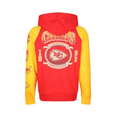 Abbildung von Re:Covered NFL Chiefs 1993 Kapuzenpullover, Größe: Large, Red