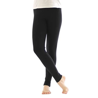 Abbildung von YESET Leggings Thermo lang Hose Damen Fleece Gamaschen schwarz S 34