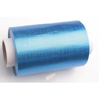 Abbildung von Fripac Medis Aluminium Haarfolie Super Plus geprägt 16 my 12 cm x 100 m, blau