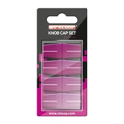 Abbildung von Reloop Knob Cap Set purple 8 Caps, Gummierung für mehr Grip, kompatibel mit vielen DJ Mixern und Controllern Lila