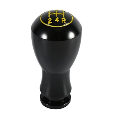 Abbildung von Keenso Auto Schaltknauf, Universal 5 Gang Manual/Automatischer Innenausrüstung Stick Schalthebelknopf Schaltknauf (Schwarz)