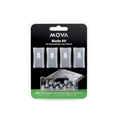 Abbildung von Ersatzklingen Set für MOVA Mähroboter, Schneller Austausch, Klinge x12, Schraube x12