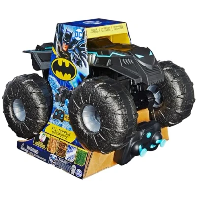 Abbildung von Spin Master RC Auto Batman All Terrain Batmobile (kompatibel mit 10 cm Figuren), für Land und Wasser