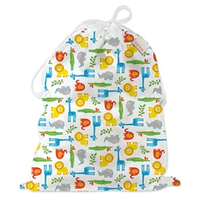 Abbildung von ImseVimse 60102 Wet Bag Windelsack mit Zugband Zoo