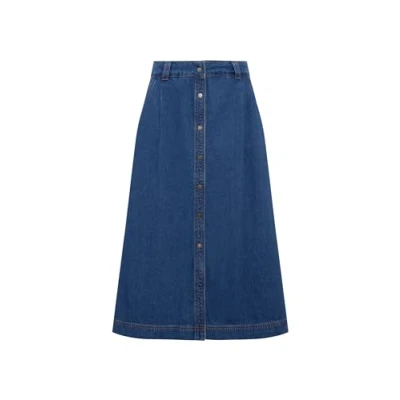 Abbildung von Mavi Alinienrock, Damen, Größe: Small, Dark indigo