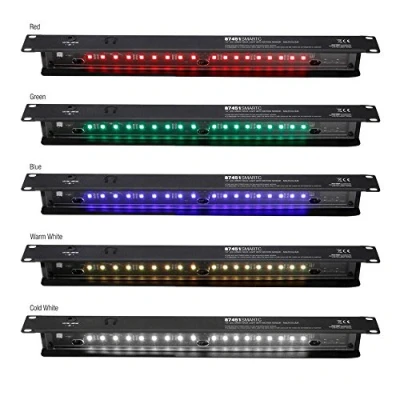 Abbildung von Adam Hall 19&quot; Parts 87451 SMART C Multicolor Racklight mit Bewegungssensor, Schwarz