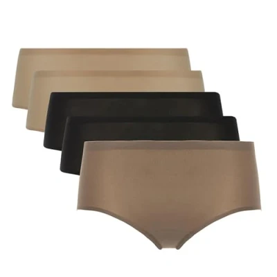 Abbildung von Chantelle SOFTSTRETCH, Shorty (Pack X5), Unnsichtbare Unterwäsche für Dame, Einheitsgröße von 36 bis 44 (EU), Mehrfarbig,