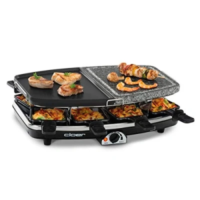Abbildung von Cloer 6435 Raclette/Grill/Warmstein 1,2 kW