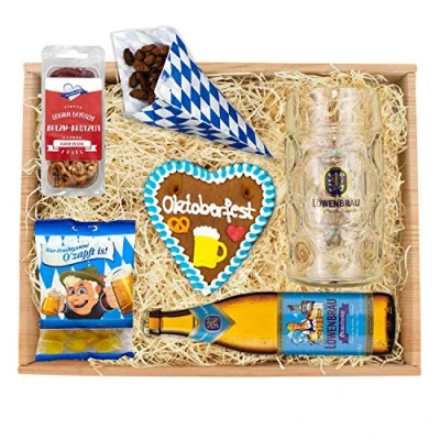 Abbildung von Bavariashop Oktoberfest Box &quot;Löwenbräu&quot;, Zünftige Geschenkidee aus Bayen