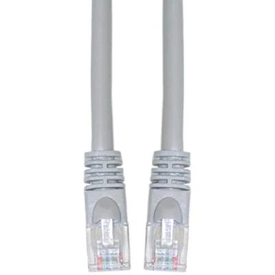 Abbildung von LogiLink CP0133 CAT5e UTP Flat Patch Kabel, AWG 30, blau Colour RJ45 Short Plug, weiß, 0,50M