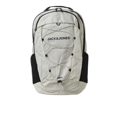 Abbildung von Jack &amp; Jones WITH Laptop Compartment Tagesrucksack, Herren, Größe: One Size, Moonbeam gray