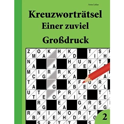 Abbildung von Kreuzworträtsel Einer zuviel Großdruck 2