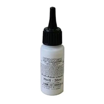 Abbildung von Eulenspiegel 611005 Profi Aqua Liquid Schminke, weiß, 30 ml