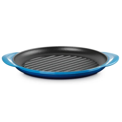 Abbildung von Le Creuset Grillplatte rund azure 25cm