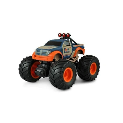 Abbildung von Amewi 22483 Big Buster Monstertruck 1:18, ferngesteuert, 2,4GHz, RTR, orange/blau