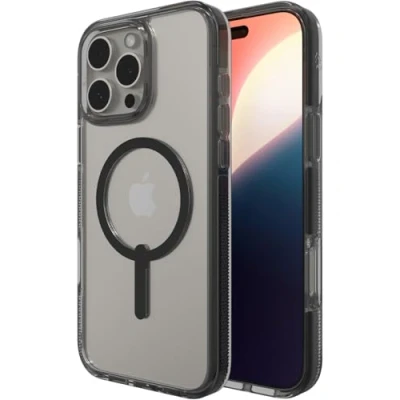 Abbildung von Apple iPhone 16 Pro Max Hülle MagSafe Recycelter Kunststoff ZAGG Hard Case/Backcover Handyhülle Transparent Shockproof/Stoßfest