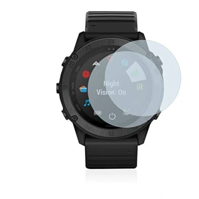 Abbildung von BROTECT 2 Stück Full Cover Schutzfolie für Garmin Tactix Delta Solar Ballistic Screen Displayschutz Folie [3D Curved, Kristall Klar]