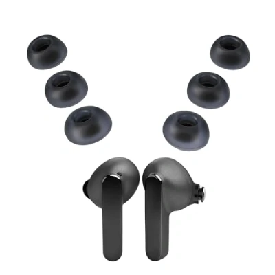 Abbildung von kwmobile 6x Ersatzpolster für JBL Live Pro 2 TWS HiFi Kopfhörer (Silikon Ersatz Ohrpolster In Ear Headphones Polster)