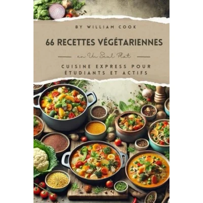 Abbildung von 66 Recettes Végétariennes en Un Seul Plat : Cuisine Express pour Étudiants et Actifs