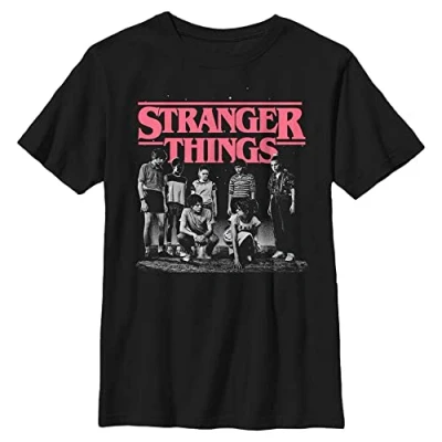 Abbildung von Stranger Things Fade YTH Crew neck Black 116